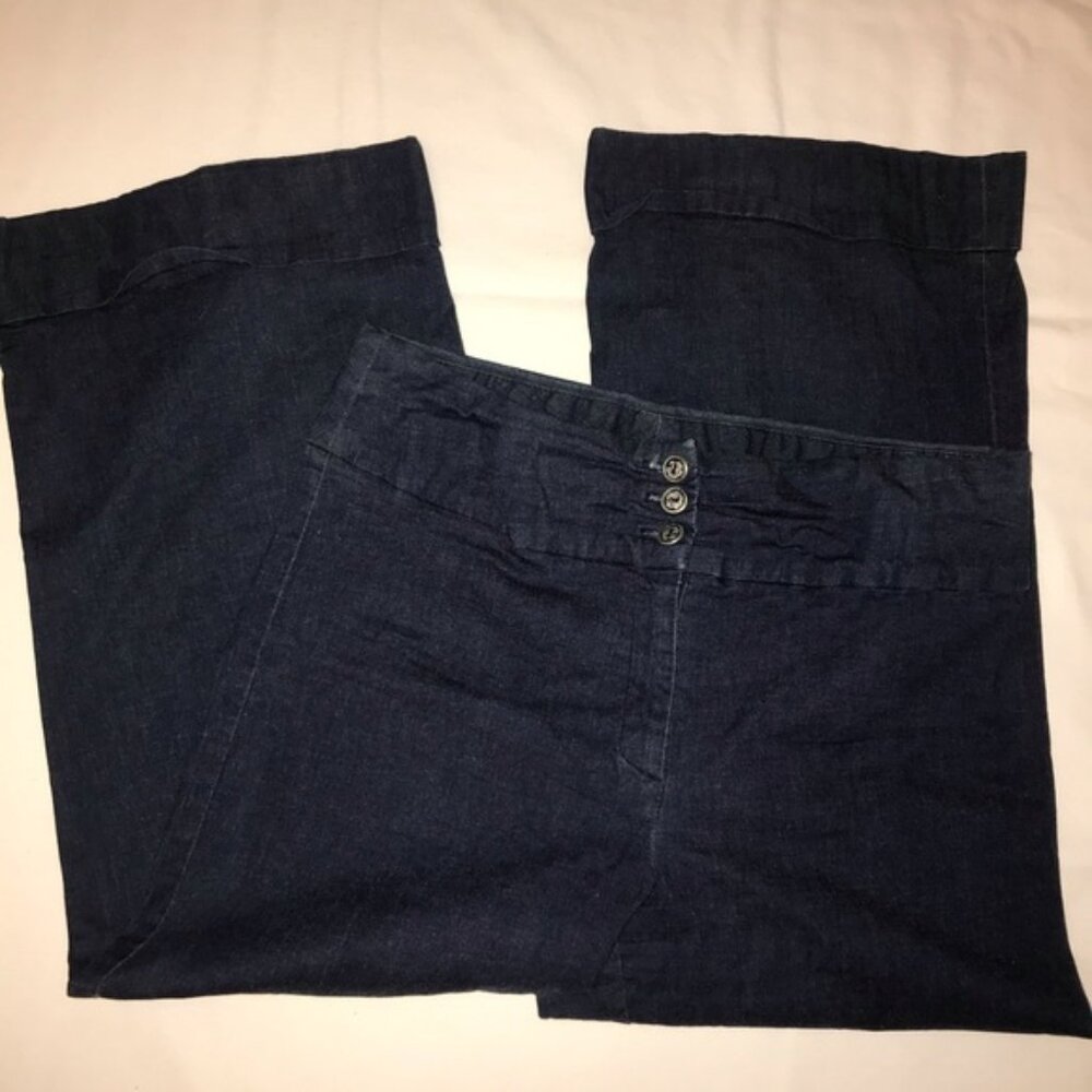 Hybrid dark blue culottes CAPRIS